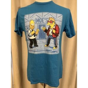 Simpsons‎ T Shirt Homer Fighting Outside Moe's Unbranded Rare!!